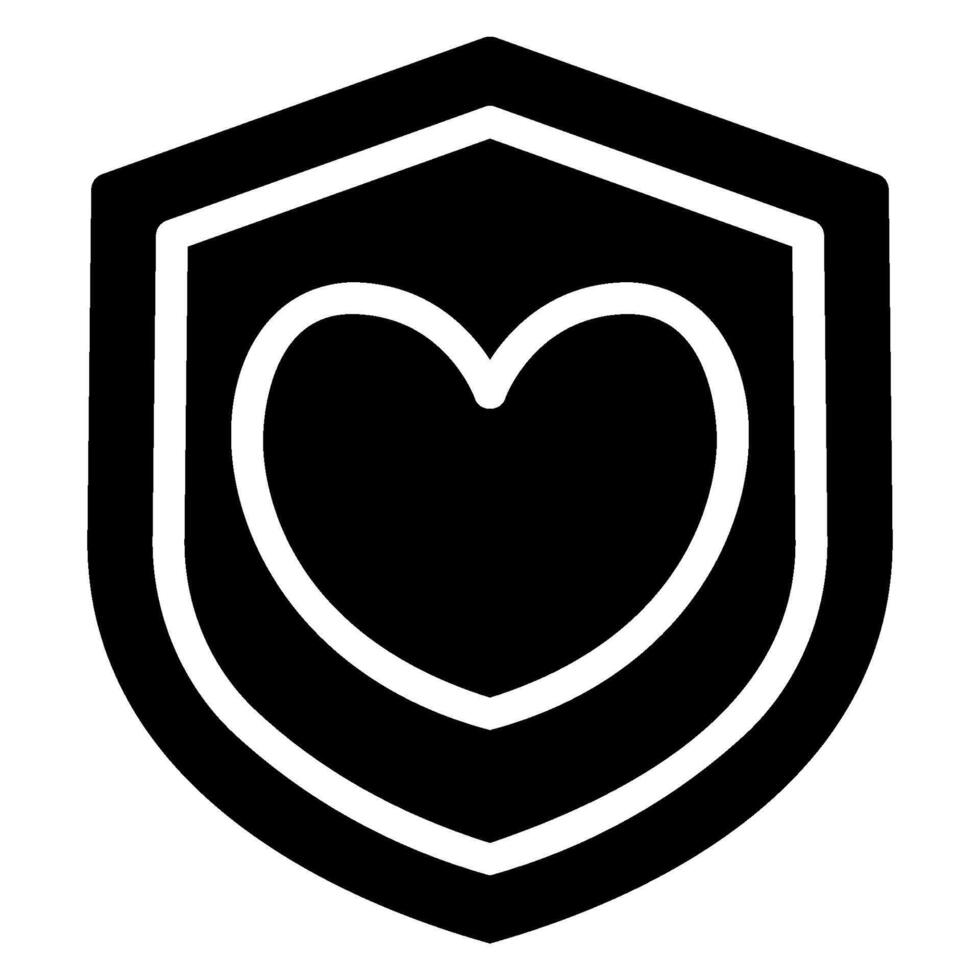 security glyph icon vector