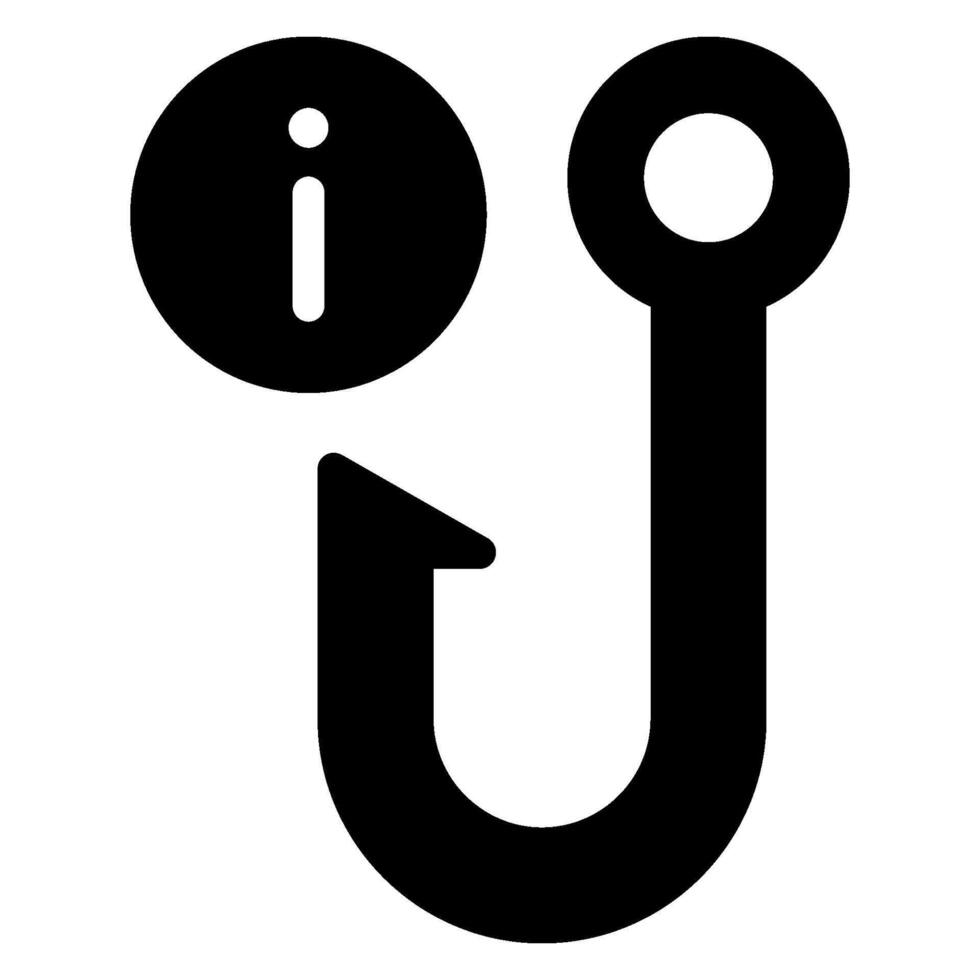 info glyph icon vector