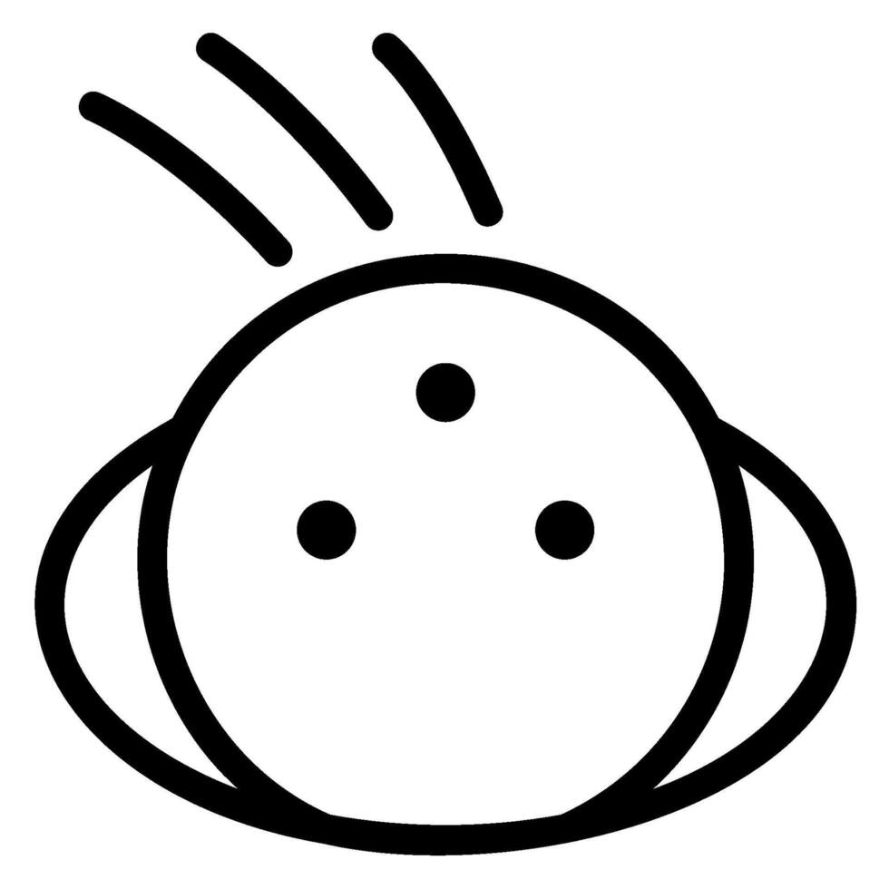 hole line icon vector