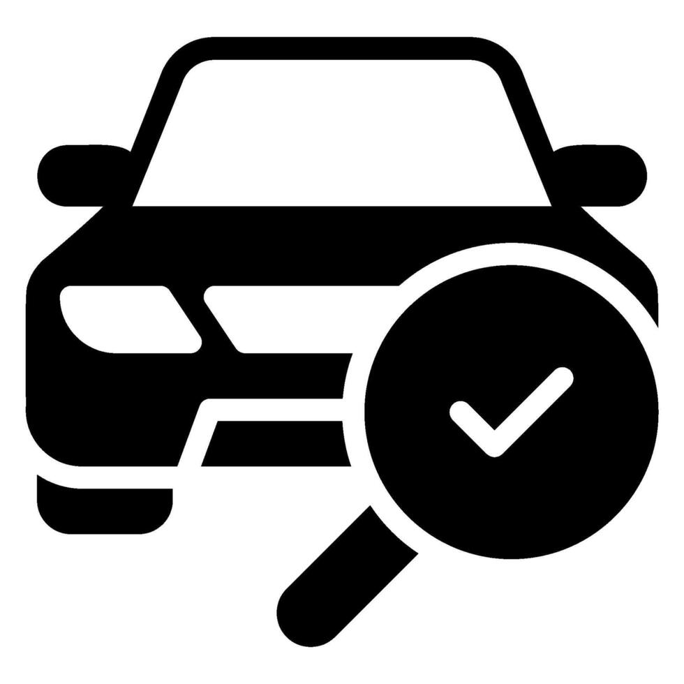 search glyph icon vector
