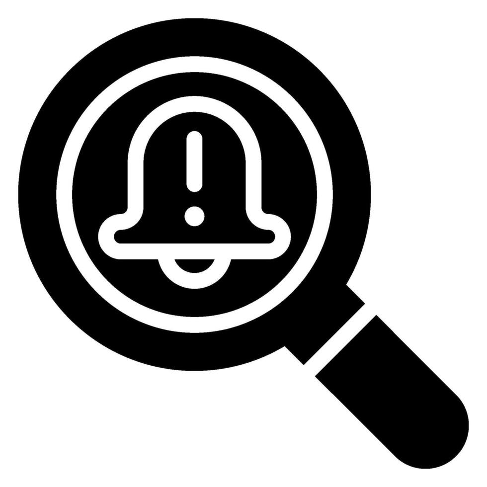 fault glyph icon vector