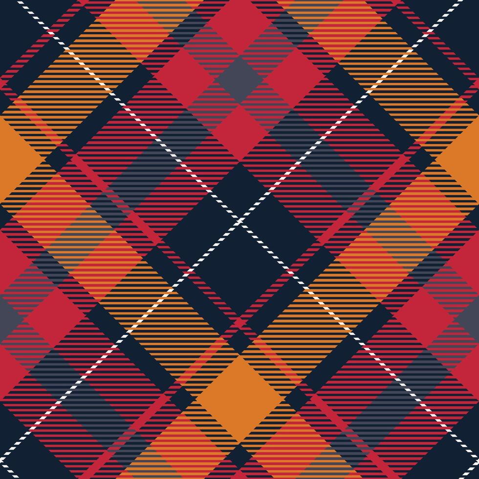 Scottish Tartan Seamless Pattern. Checkerboard Pattern Seamless Tartan Illustration Set for Scarf, Blanket, Other Modern Spring Summer Autumn Winter Holiday Fabric Print. vector