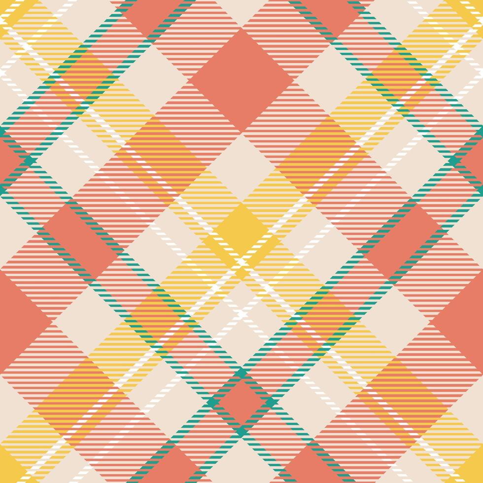 Classic Scottish Tartan Design. Checkerboard Pattern. Template for Design Ornament. Seamless Fabric Texture. vector