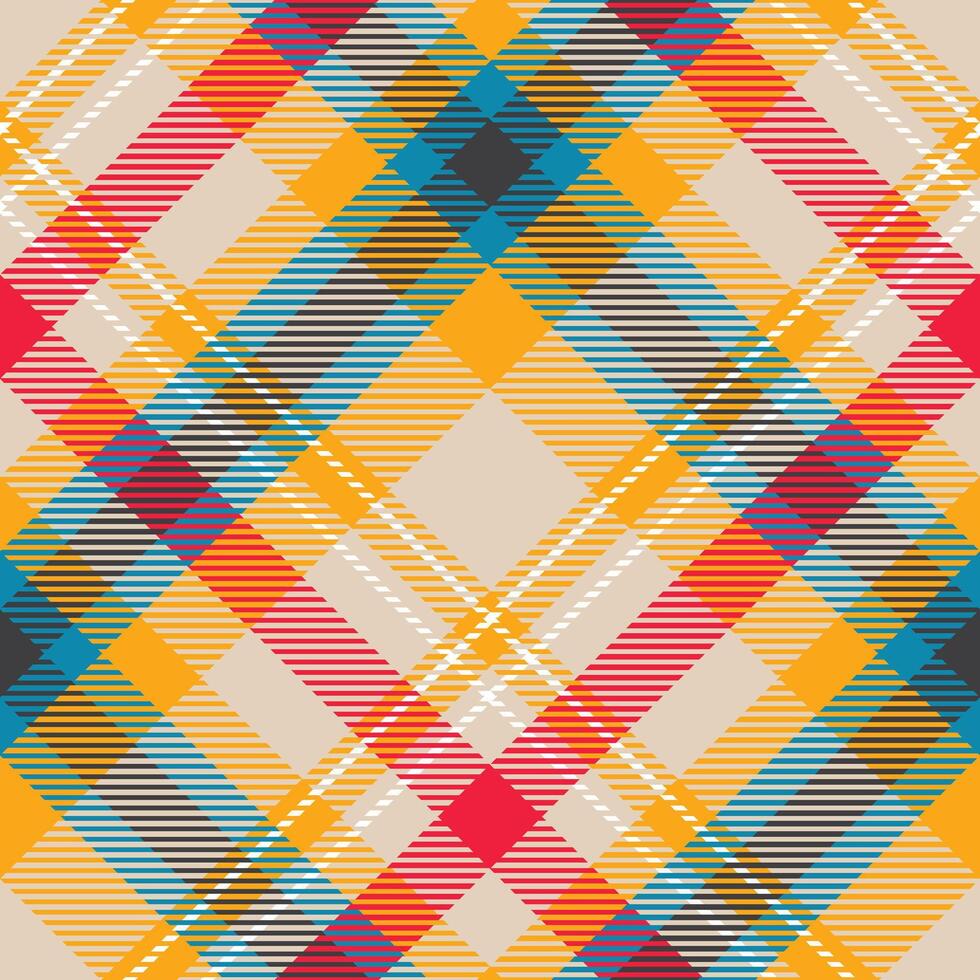Classic Scottish Tartan Design. Traditional Scottish Checkered Background. Template for Design Ornament. Seamless Fabric Texture. vector