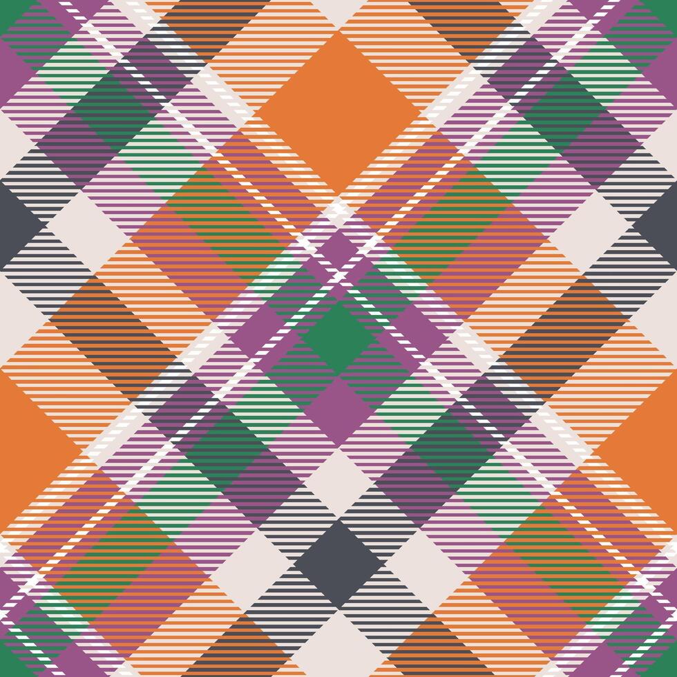 Tartan Plaid Seamless Pattern. Checker Pattern. Template for Design Ornament. Seamless Fabric Texture. Illustration vector