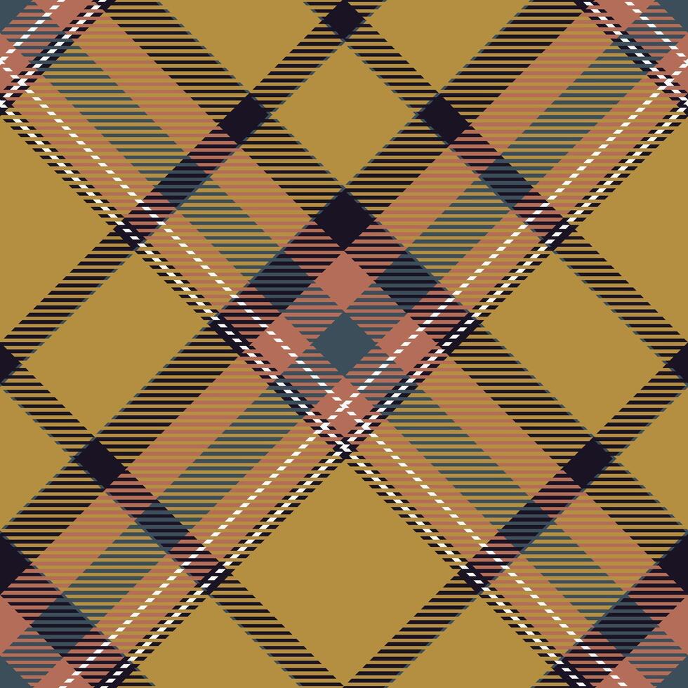 Tartan Plaid Pattern Seamless. Traditional Scottish Checkered Background. Traditional Scottish Woven Fabric. Lumberjack Shirt Flannel Textile. Pattern Tile Swatch Included. vector