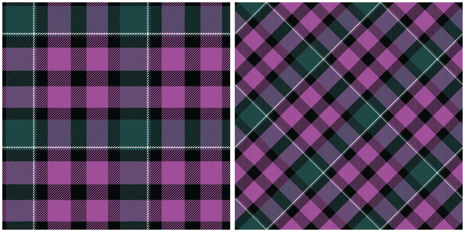 Tartan Pattern Seamless. Sweet Sweet Plaids Pattern Seamless Tartan Illustration Set for Scarf, Blanket, Other Modern Spring Summer Autumn Winter Holiday Fabric Print. vector