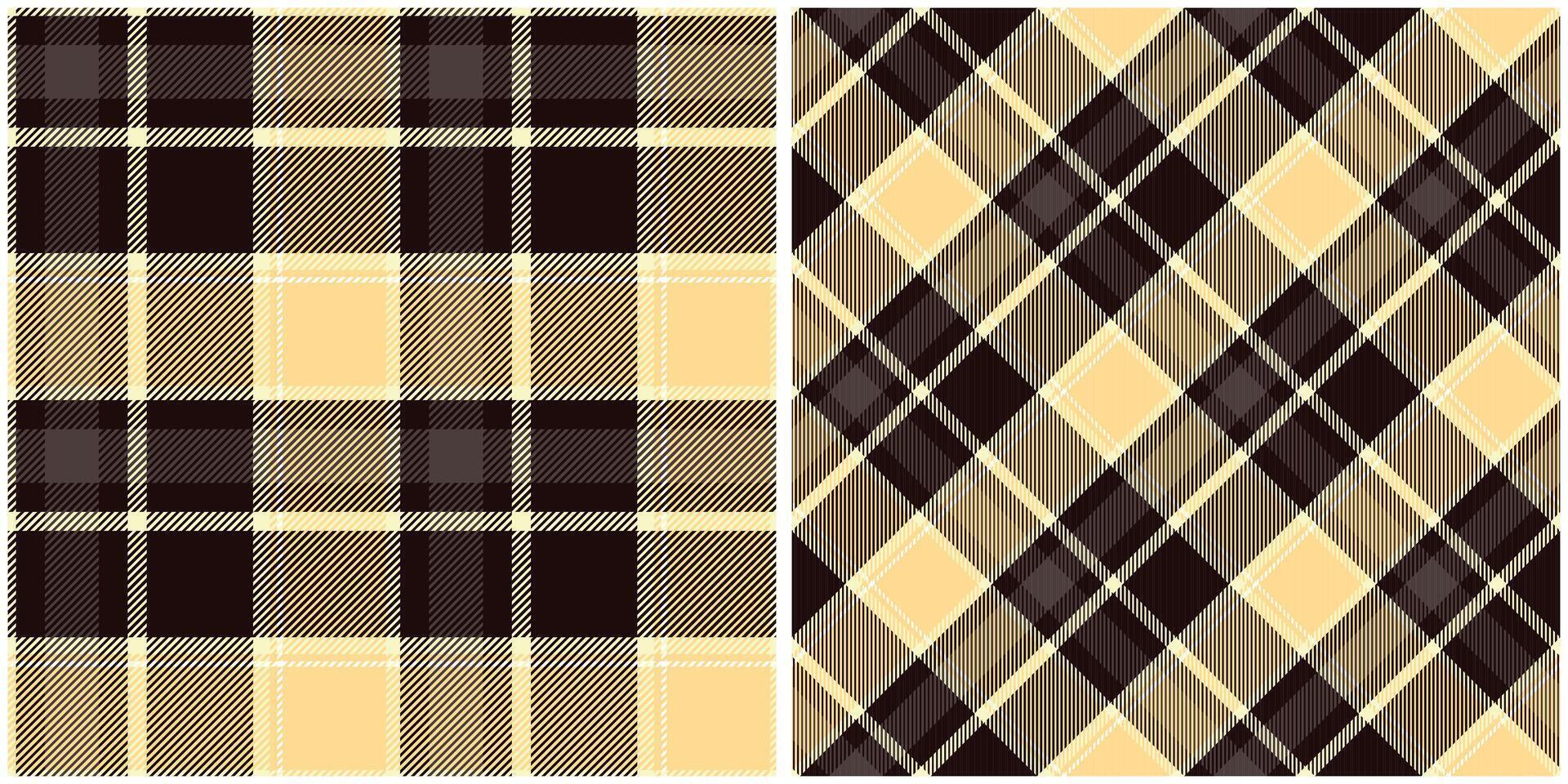 Plaid Pattern Seamless. Checkerboard Pattern Seamless Tartan Illustration Set for Scarf, Blanket, Other Modern Spring Summer Autumn Winter Holiday Fabric Print. vector