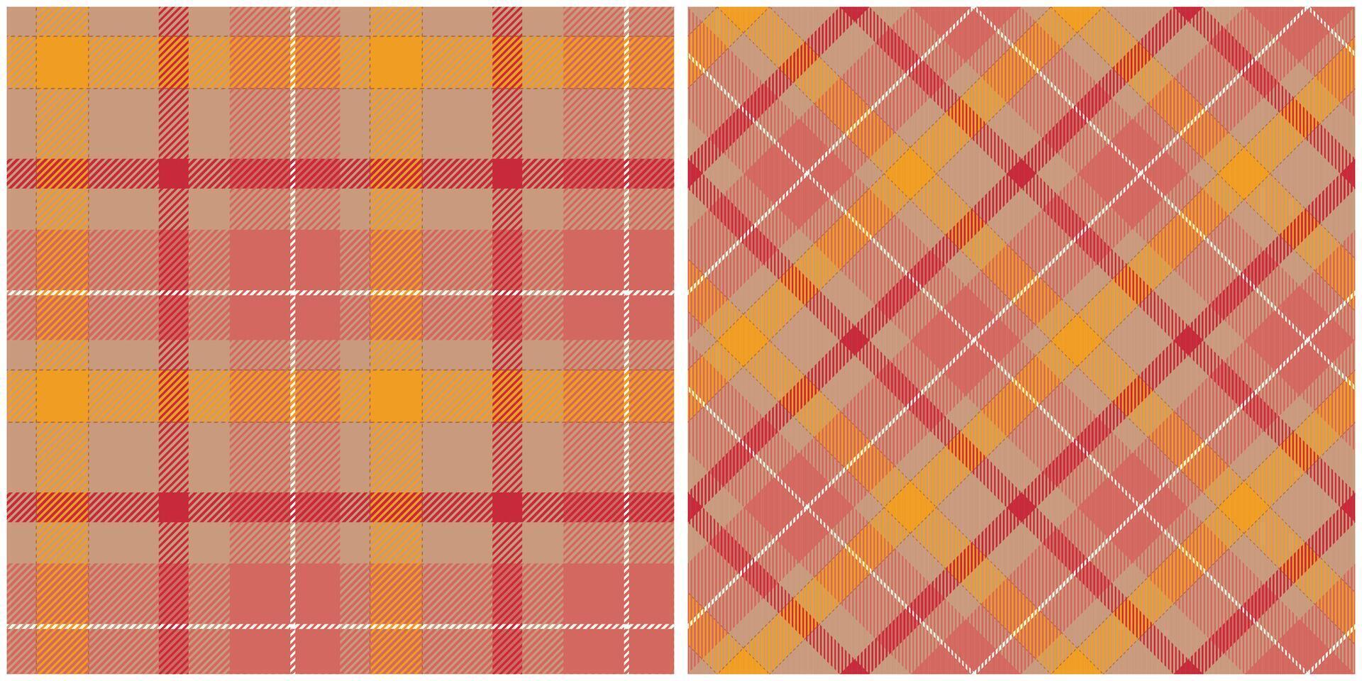 Plaid Pattern Seamless. Tartan Plaid Seamless Pattern. Seamless Tartan Illustration Set for Scarf, Blanket, Other Modern Spring Summer Autumn Winter Holiday Fabric Print. vector