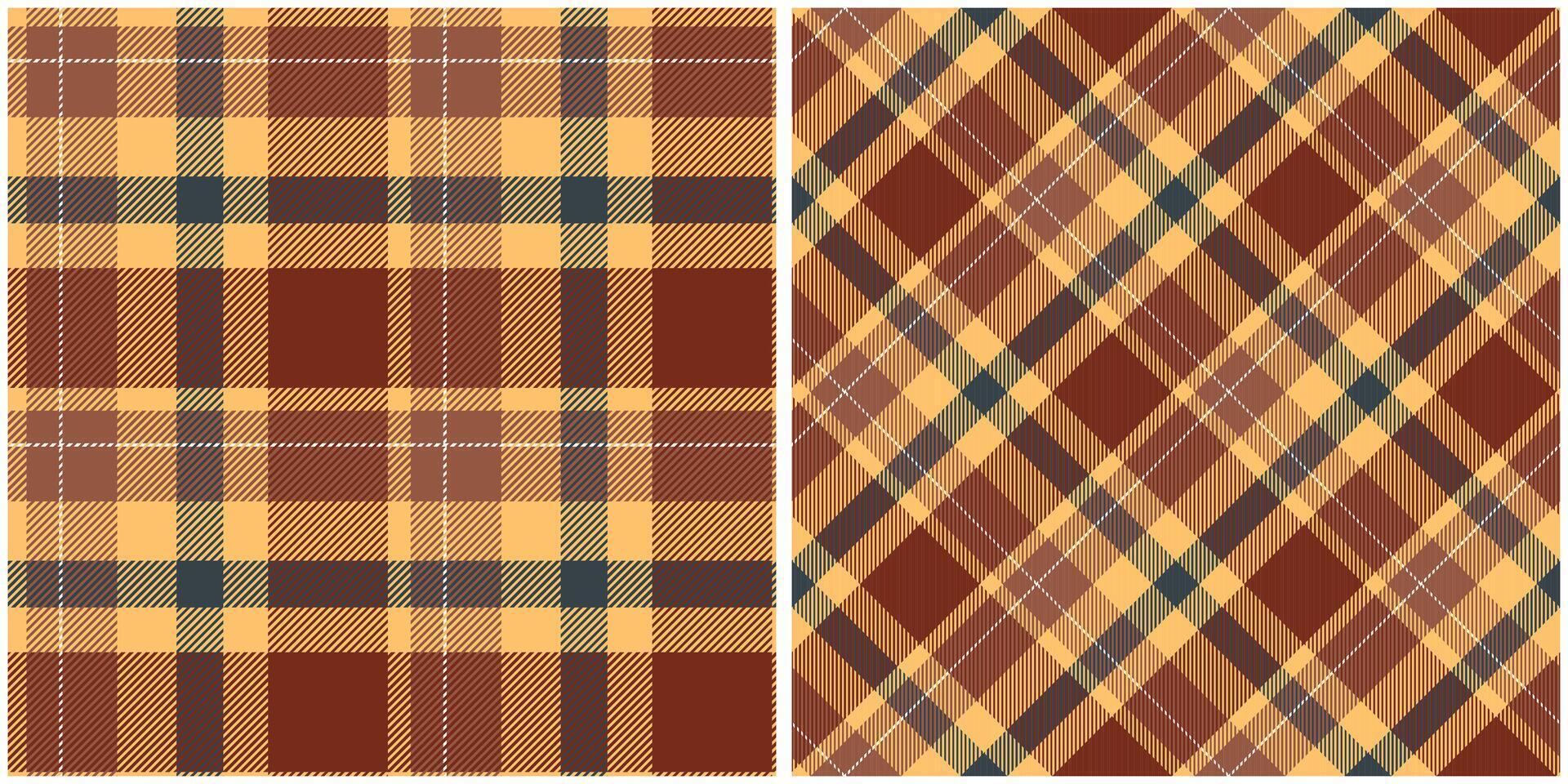 Plaid Patterns Seamless. Scottish Tartan Pattern Seamless Tartan Illustration Set for Scarf, Blanket, Other Modern Spring Summer Autumn Winter Holiday Fabric Print. vector