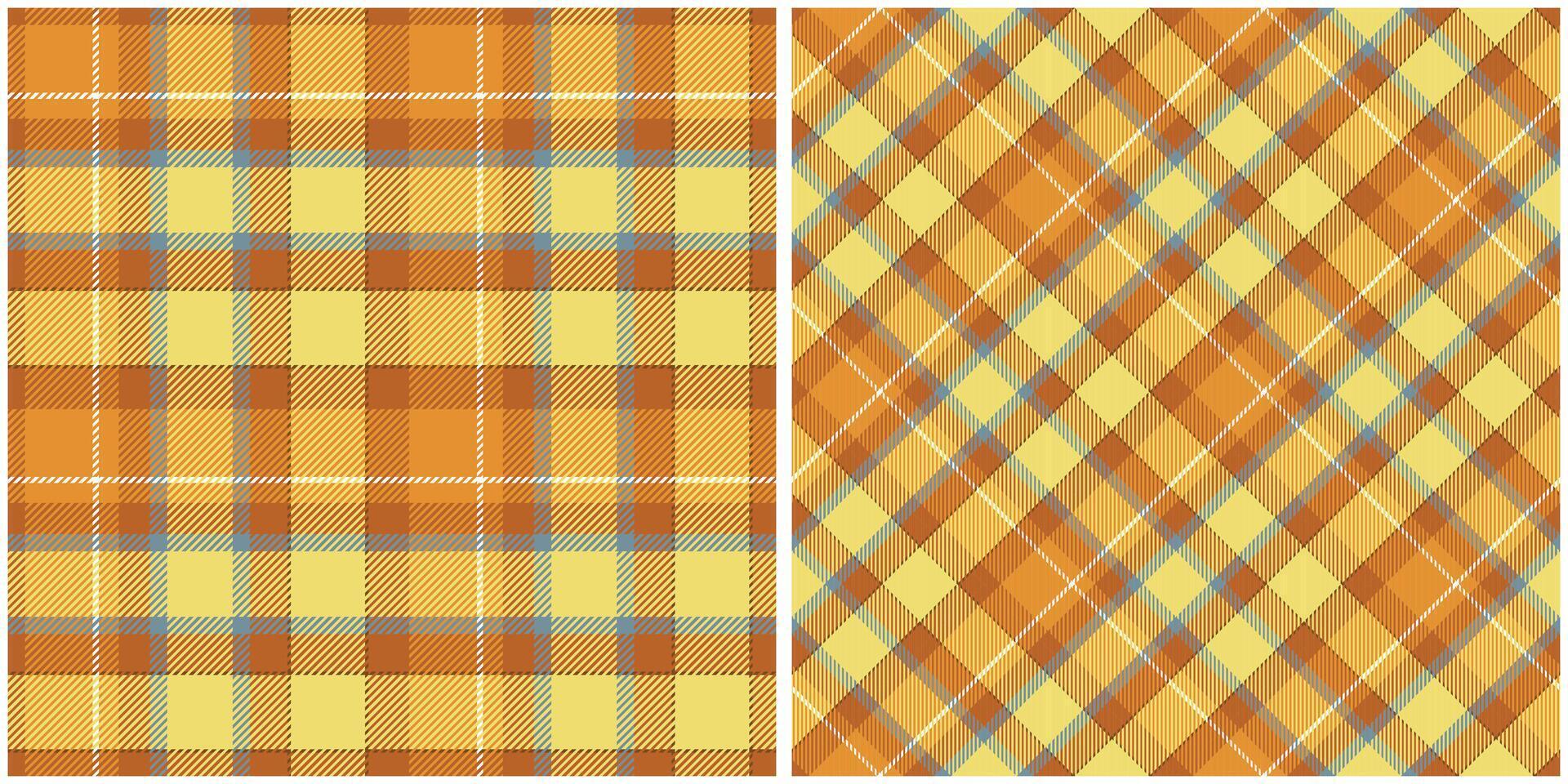 Plaid Patterns Seamless. Traditional Scottish Checkered Background. Seamless Tartan Illustration Set for Scarf, Blanket, Other Modern Spring Summer Autumn Winter Holiday Fabric Print. vector
