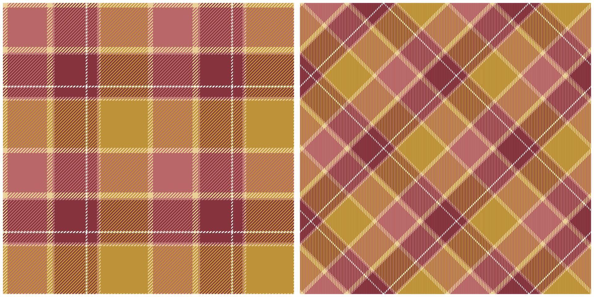 Scottish Tartan Pattern. Scottish Plaid, Seamless Tartan Illustration Set for Scarf, Blanket, Other Modern Spring Summer Autumn Winter Holiday Fabric Print. vector