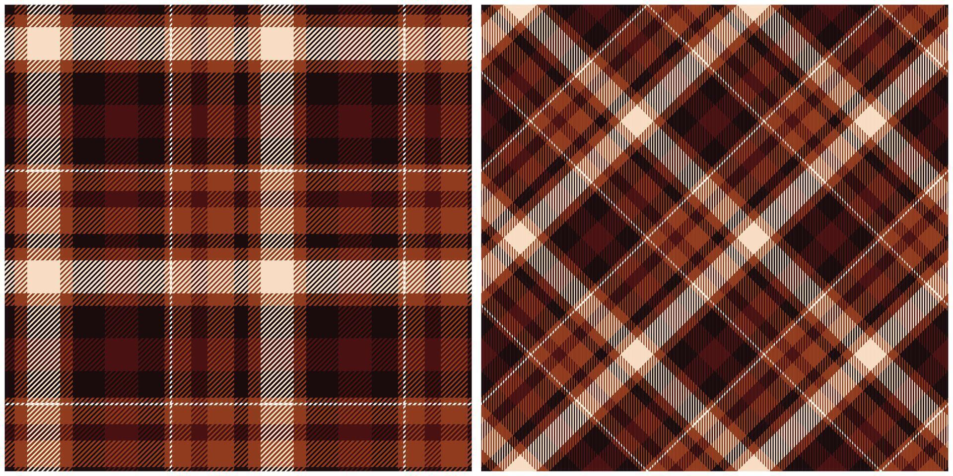 Scottish Tartan Pattern. Plaid Patterns Seamless Seamless Tartan Illustration Set for Scarf, Blanket, Other Modern Spring Summer Autumn Winter Holiday Fabric Print. vector