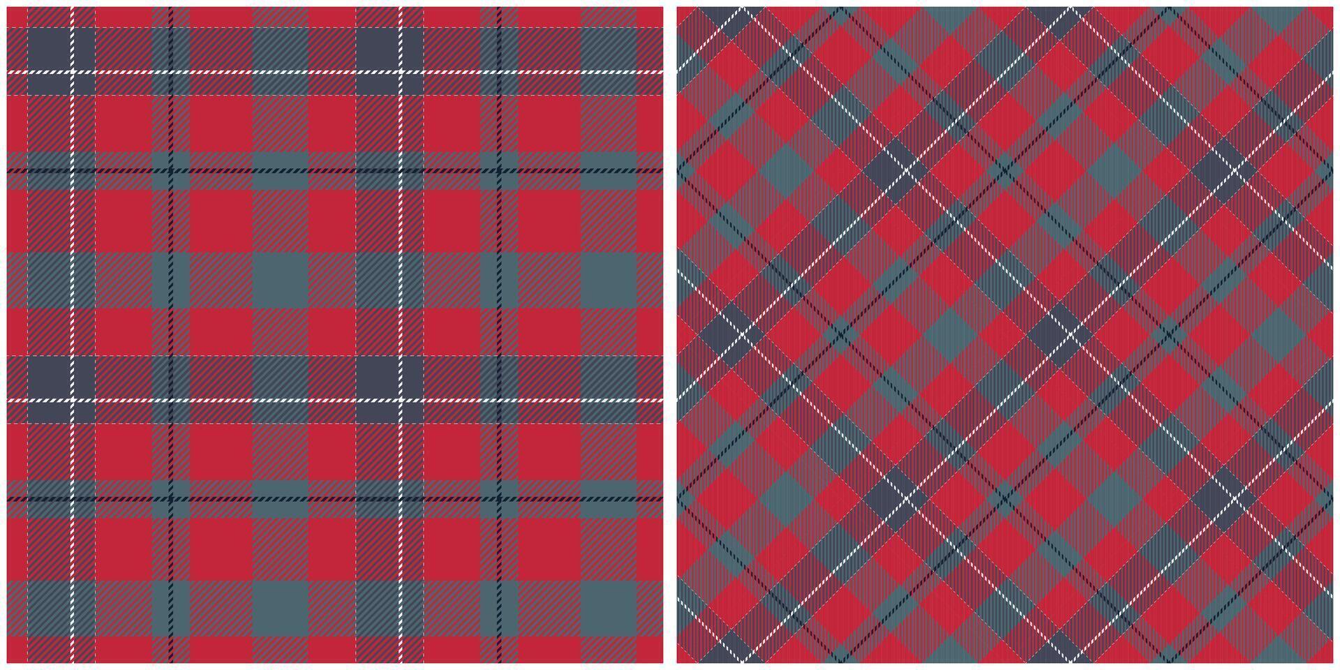 Scottish Tartan Seamless Pattern. Checker Pattern Seamless Tartan Illustration Set for Scarf, Blanket, Other Modern Spring Summer Autumn Winter Holiday Fabric Print. vector