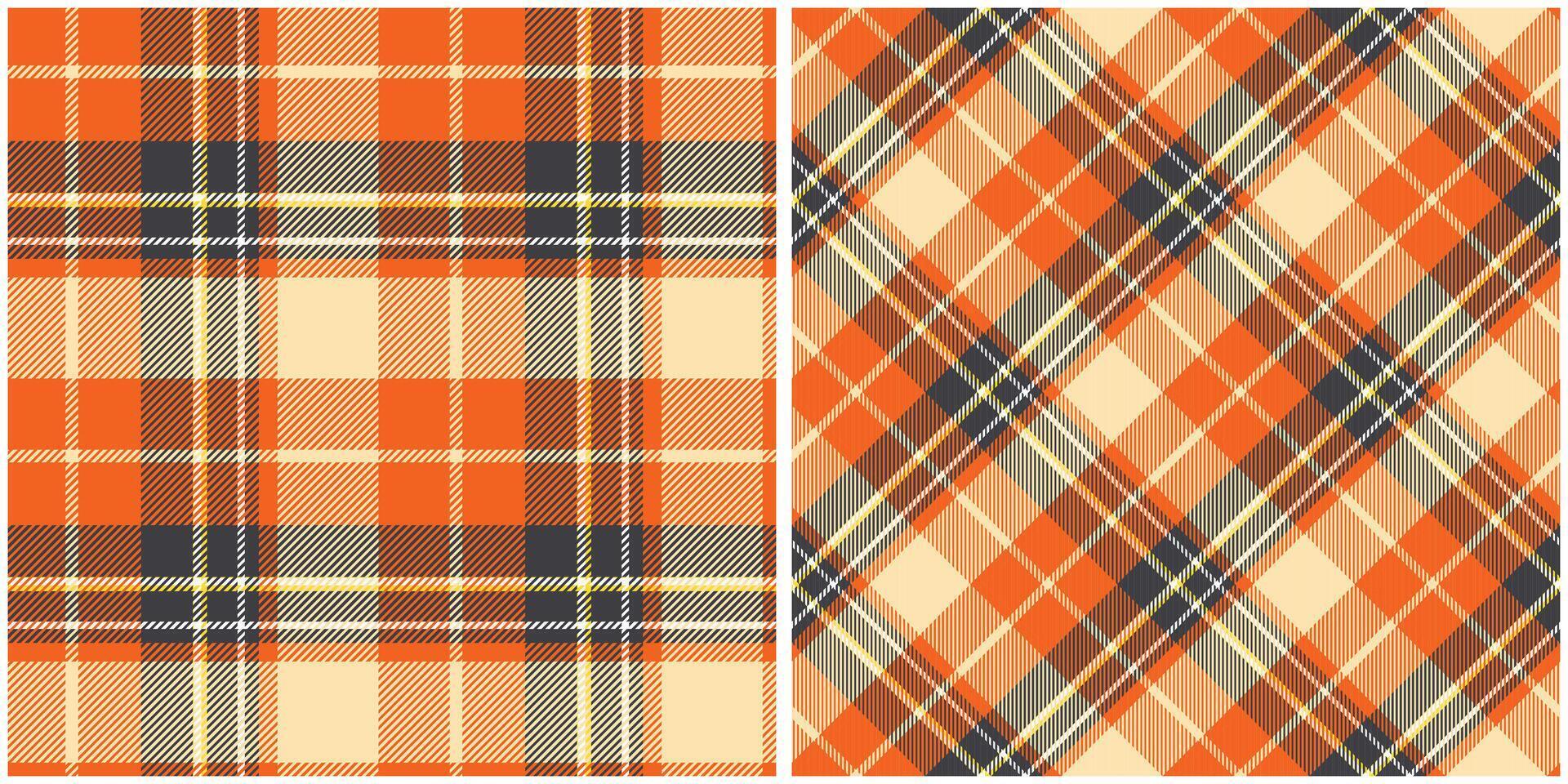 Tartan Plaid Seamless Pattern. Scottish Plaid, Seamless Tartan Illustration Set for Scarf, Blanket, Other Modern Spring Summer Autumn Winter Holiday Fabric Print. vector