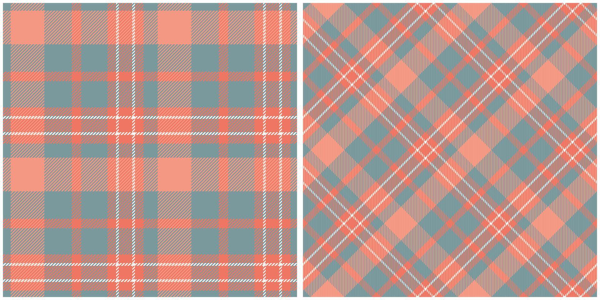 Classic Scottish Tartan Design. Plaids Pattern Seamless. Seamless Tartan Illustration Set for Scarf, Blanket, Other Modern Spring Summer Autumn Winter Holiday Fabric Print. vector