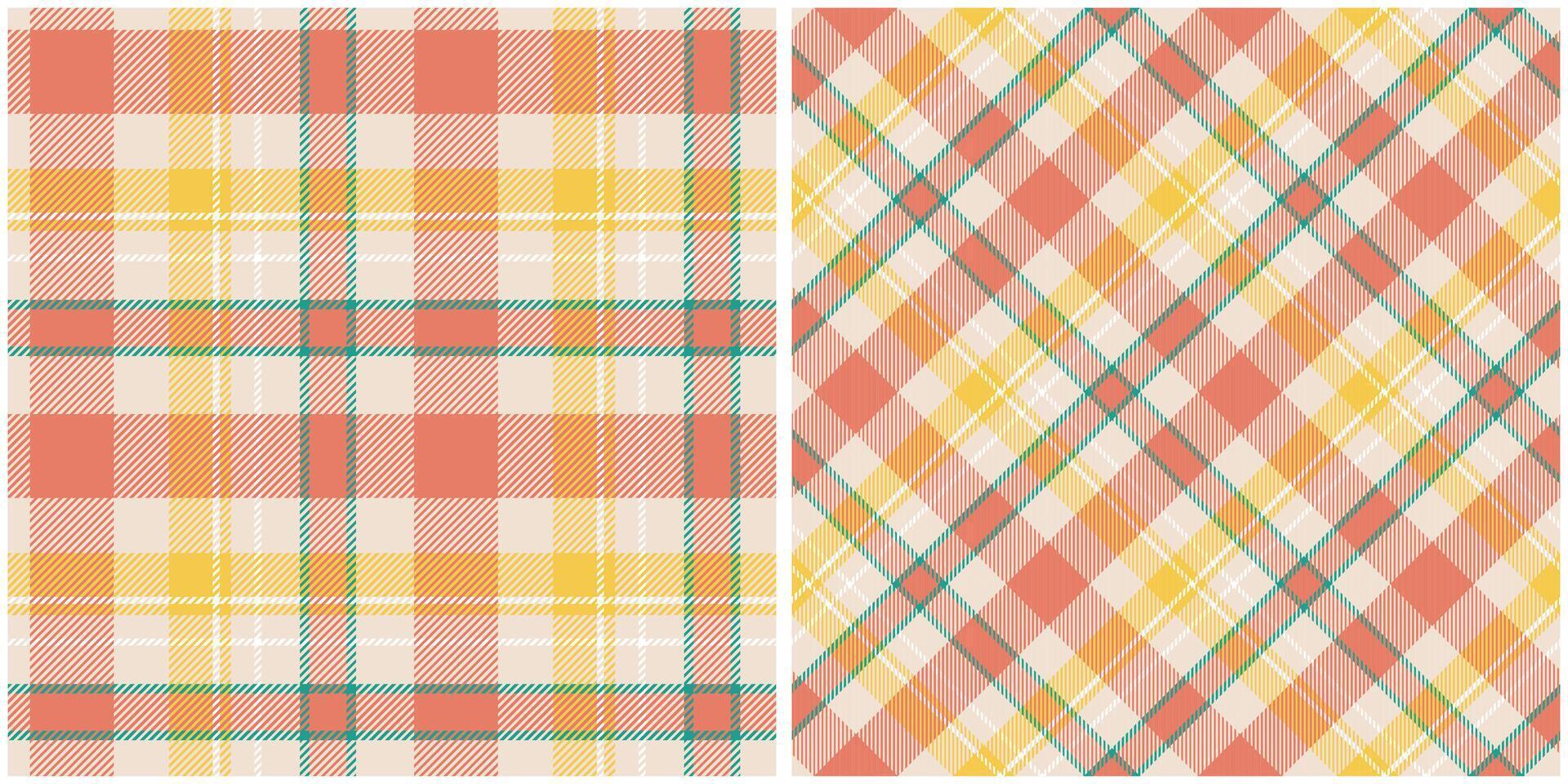 Classic Scottish Tartan Design. Checkerboard Pattern. Template for Design Ornament. Seamless Fabric Texture. vector