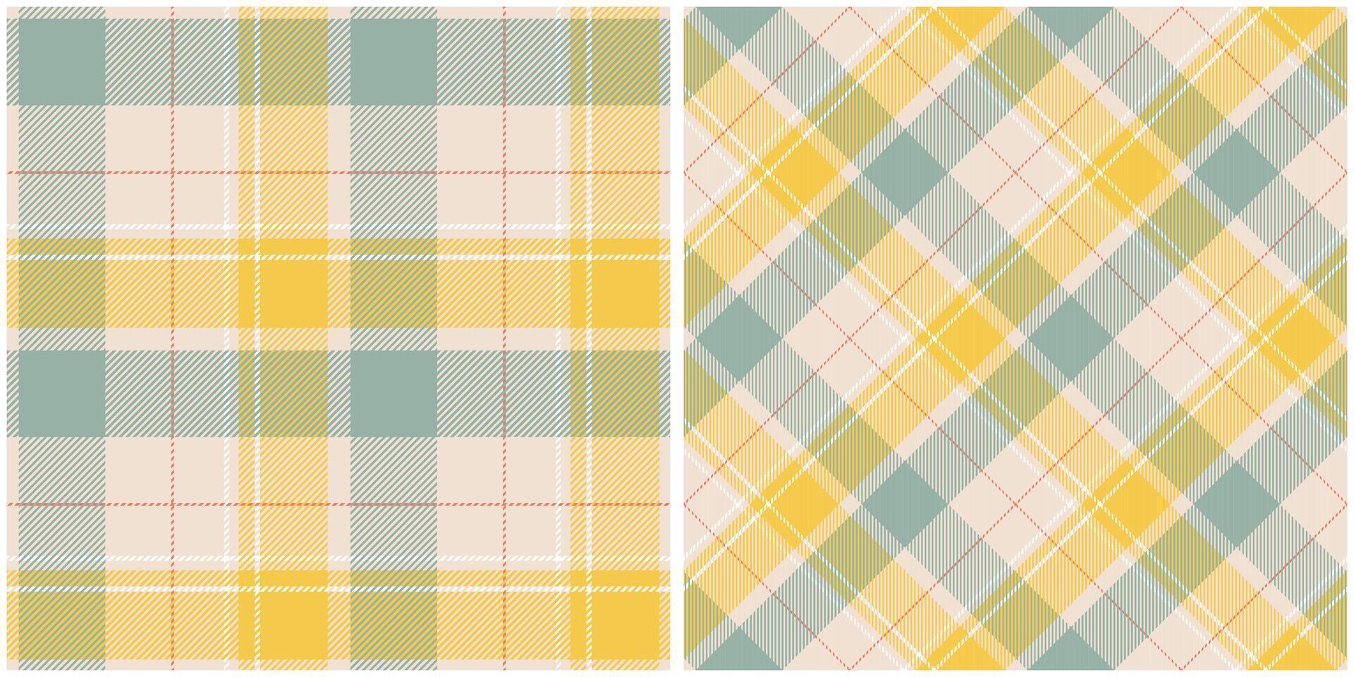 Classic Scottish Tartan Design. Checkerboard Pattern. Seamless Tartan Illustration Set for Scarf, Blanket, Other Modern Spring Summer Autumn Winter Holiday Fabric Print. vector