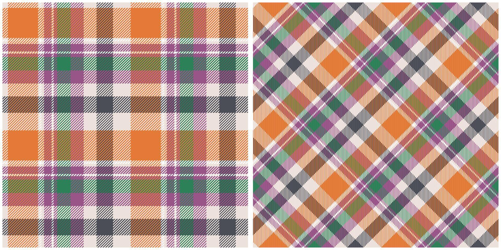 Tartan Plaid Seamless Pattern. Checker Pattern. Template for Design Ornament. Seamless Fabric Texture. Illustration vector