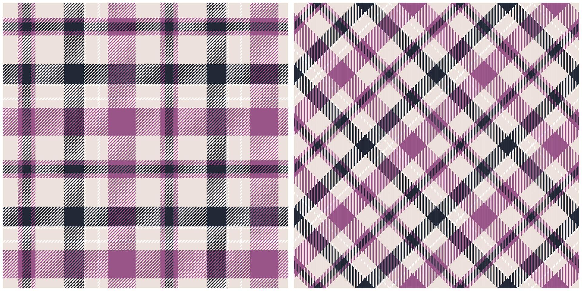 Tartan Plaid Seamless Pattern. Checkerboard Pattern. Seamless Tartan Illustration Set for Scarf, Blanket, Other Modern Spring Summer Autumn Winter Holiday Fabric Print. vector