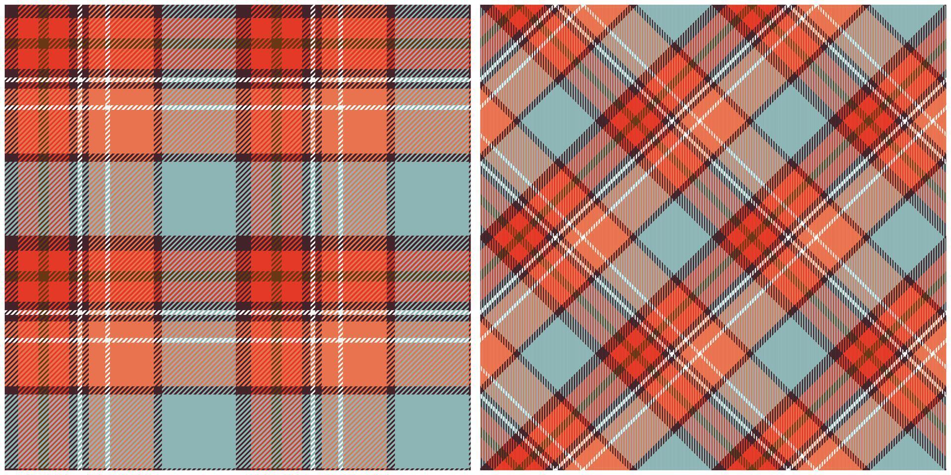 Tartan Plaid Seamless Pattern. Scottish Plaid, Seamless Tartan Illustration Set for Scarf, Blanket, Other Modern Spring Summer Autumn Winter Holiday Fabric Print. vector