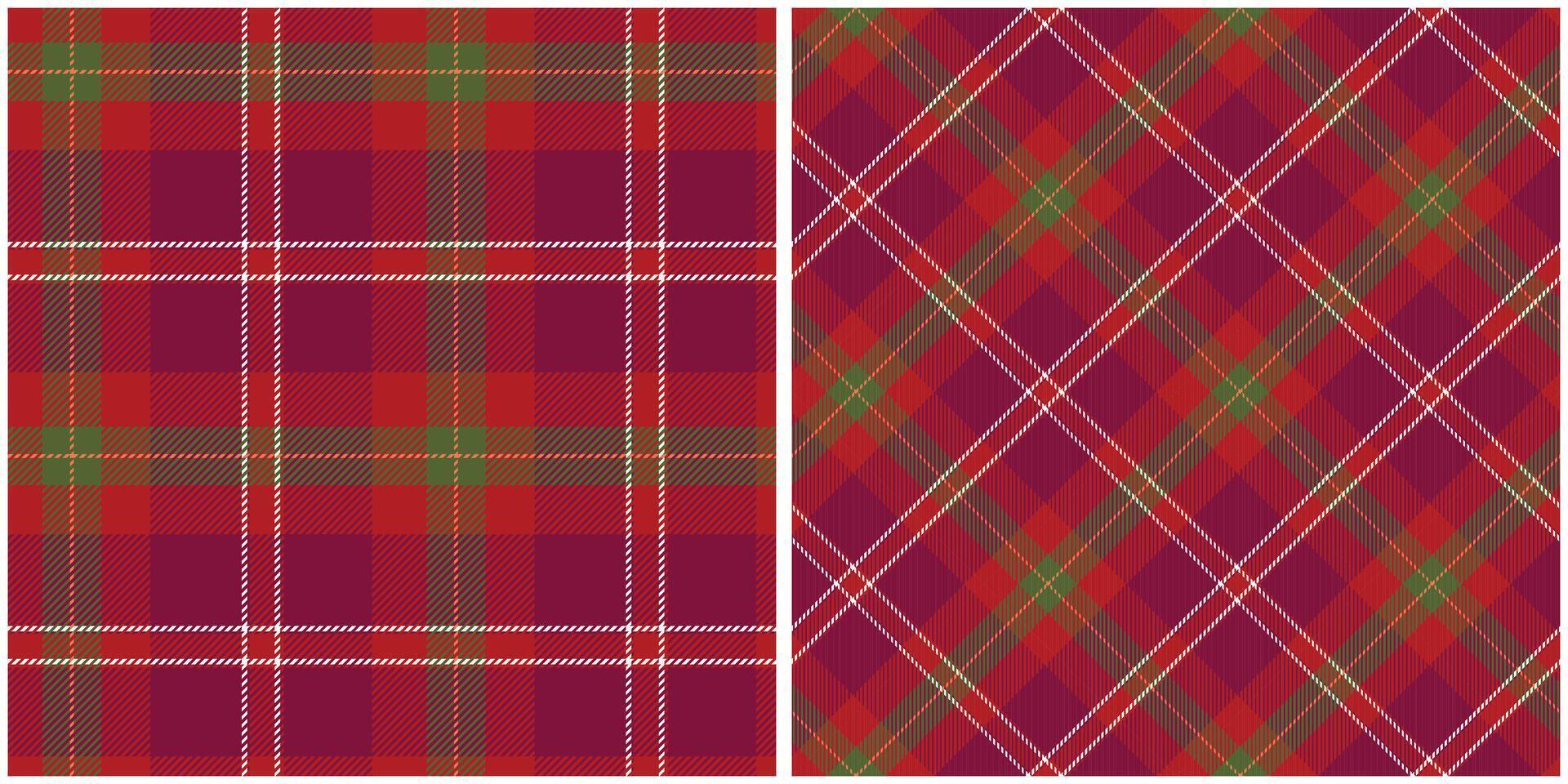 Tartan Plaid Seamless Pattern. Abstract Check Plaid Pattern. Seamless Tartan Illustration Set for Scarf, Blanket, Other Modern Spring Summer Autumn Winter Holiday Fabric Print. vector