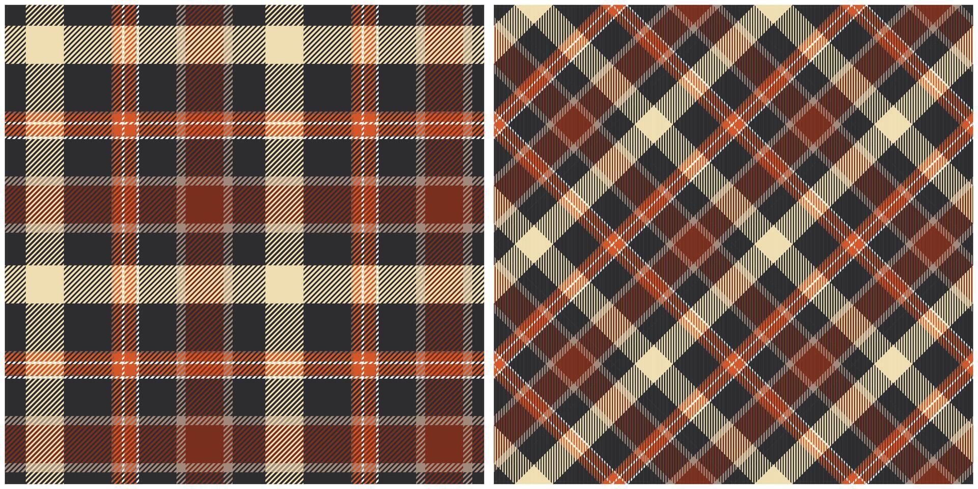 Tartan Plaid Pattern Seamless. Checker Pattern. Seamless Tartan Illustration Set for Scarf, Blanket, Other Modern Spring Summer Autumn Winter Holiday Fabric Print. vector