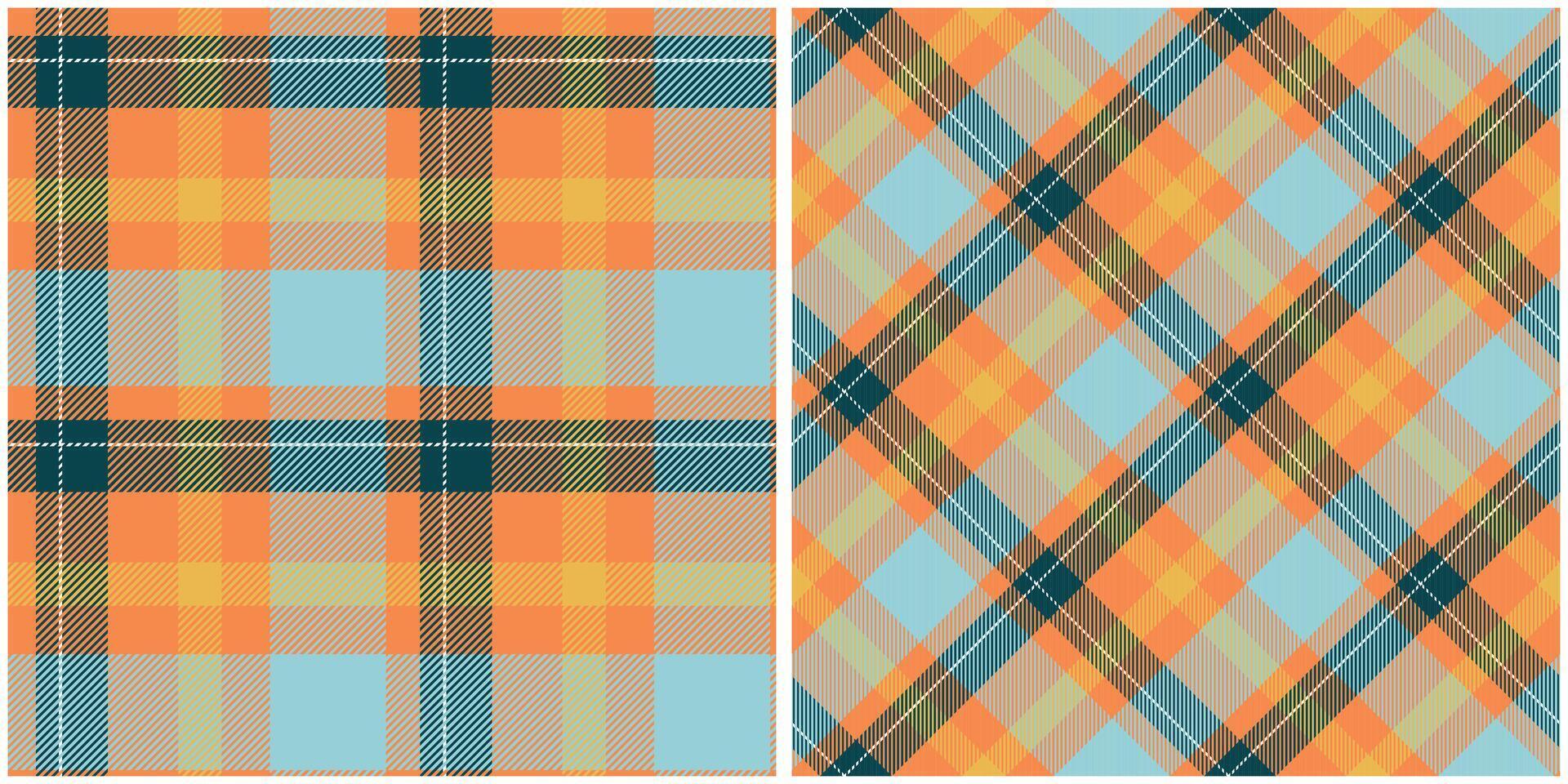 Tartan Seamless Pattern. Sweet Checker Pattern Seamless Tartan Illustration Set for Scarf, Blanket, Other Modern Spring Summer Autumn Winter Holiday Fabric Print. vector