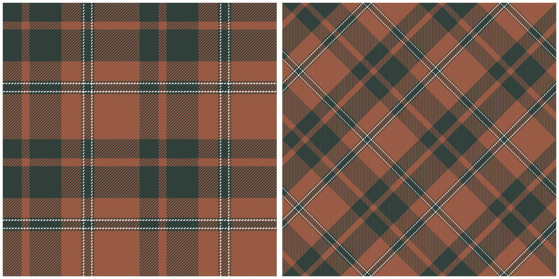 Scottish Tartan Plaid Seamless Pattern, Scottish Tartan Seamless Pattern. Seamless Tartan Illustration Set for Scarf, Blanket, Other Modern Spring Summer Autumn Winter Holiday Fabric Print. vector