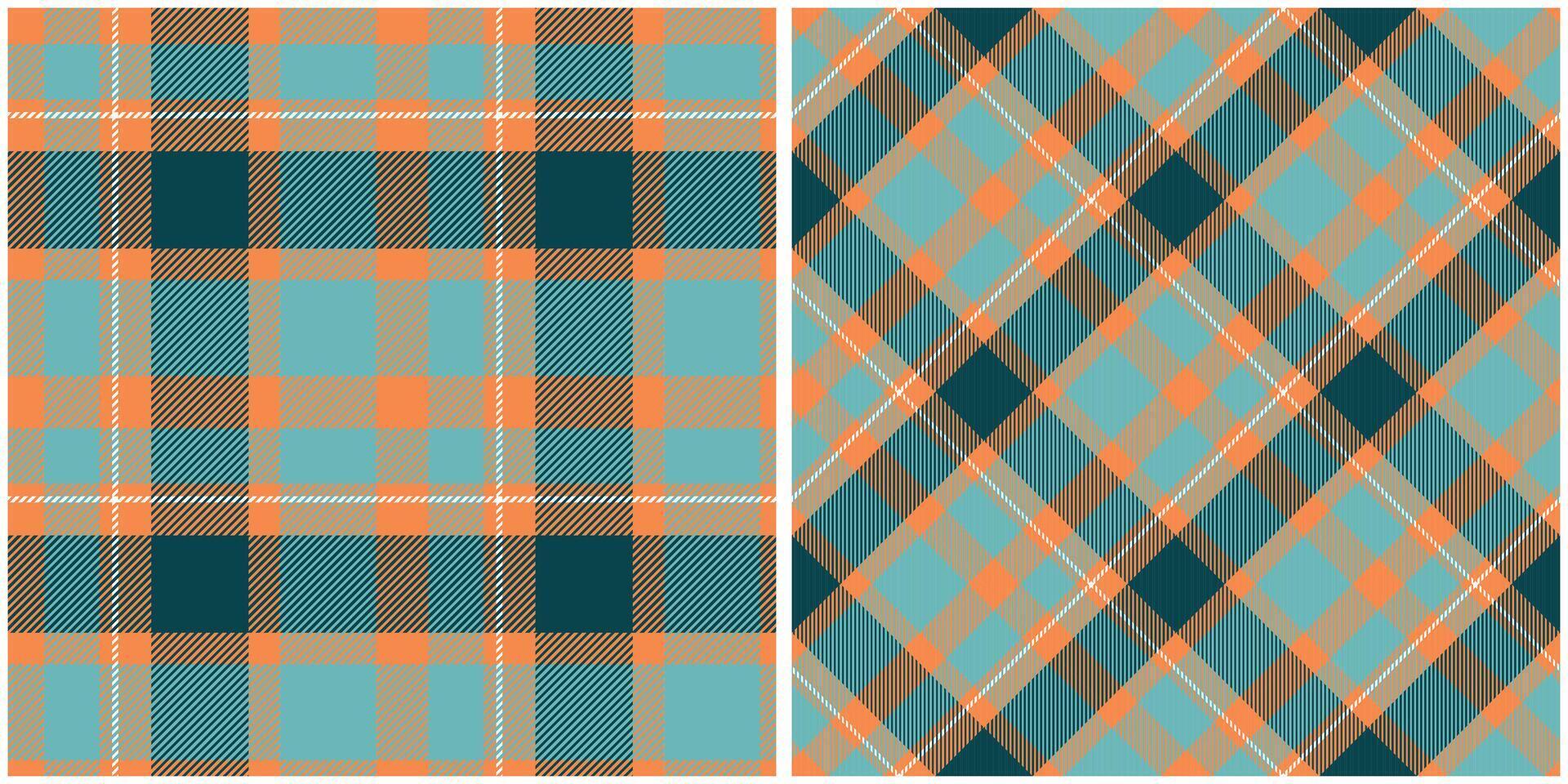 Tartan Seamless Pattern. Sweet Checkerboard Pattern Seamless Tartan Illustration Set for Scarf, Blanket, Other Modern Spring Summer Autumn Winter Holiday Fabric Print. vector