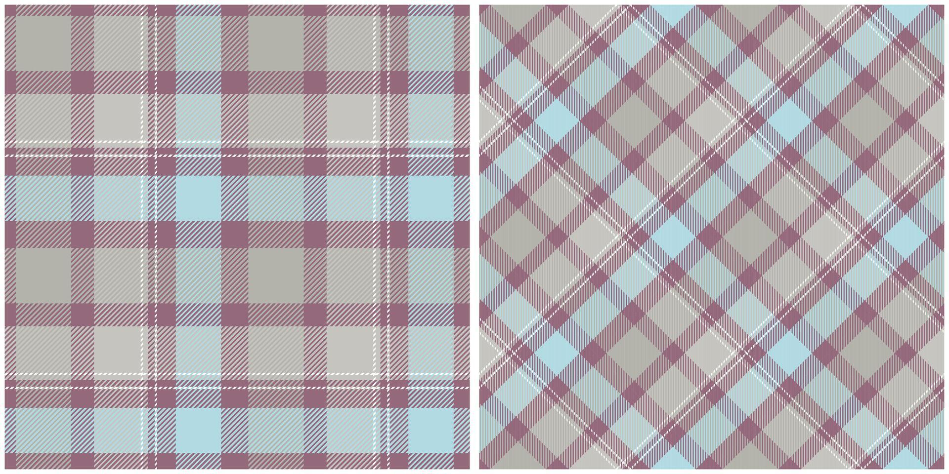 Scottish Tartan Plaid Seamless Pattern, Checkerboard Pattern. Seamless Tartan Illustration Set for Scarf, Blanket, Other Modern Spring Summer Autumn Winter Holiday Fabric Print. vector