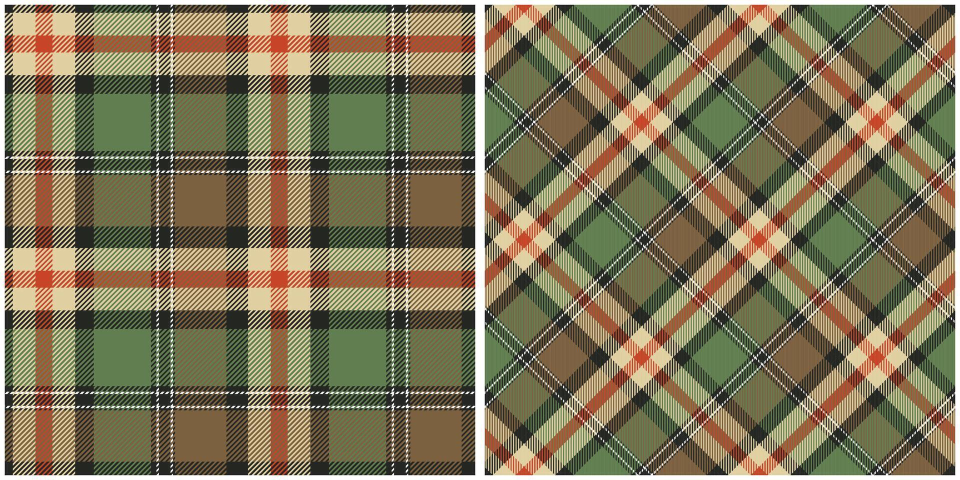 Scottish Tartan Plaid Seamless Pattern, Checker Pattern. Traditional Scottish Woven Fabric. Lumberjack Shirt Flannel Textile. Pattern Tile Swatch Included. vector