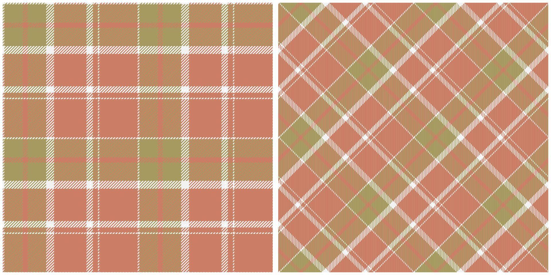 Scottish Tartan Plaid Seamless Pattern, Gingham Patterns. Seamless Tartan Illustration Set for Scarf, Blanket, Other Modern Spring Summer Autumn Winter Holiday Fabric Print. vector