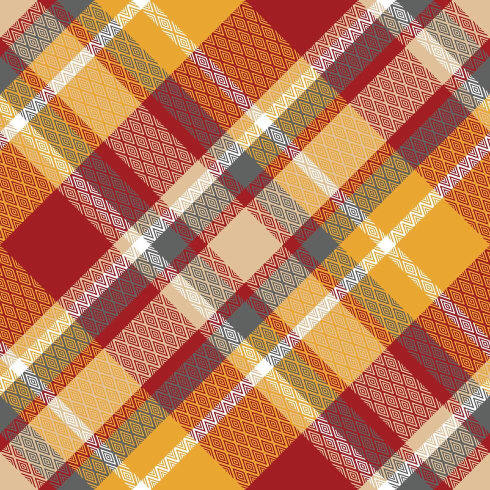 Tartan Pattern Seamless. Traditional Scottish Checkered Background. Traditional Scottish Woven Fabric. Lumberjack Shirt Flannel Textile. Pattern Tile Swatch Included. vector