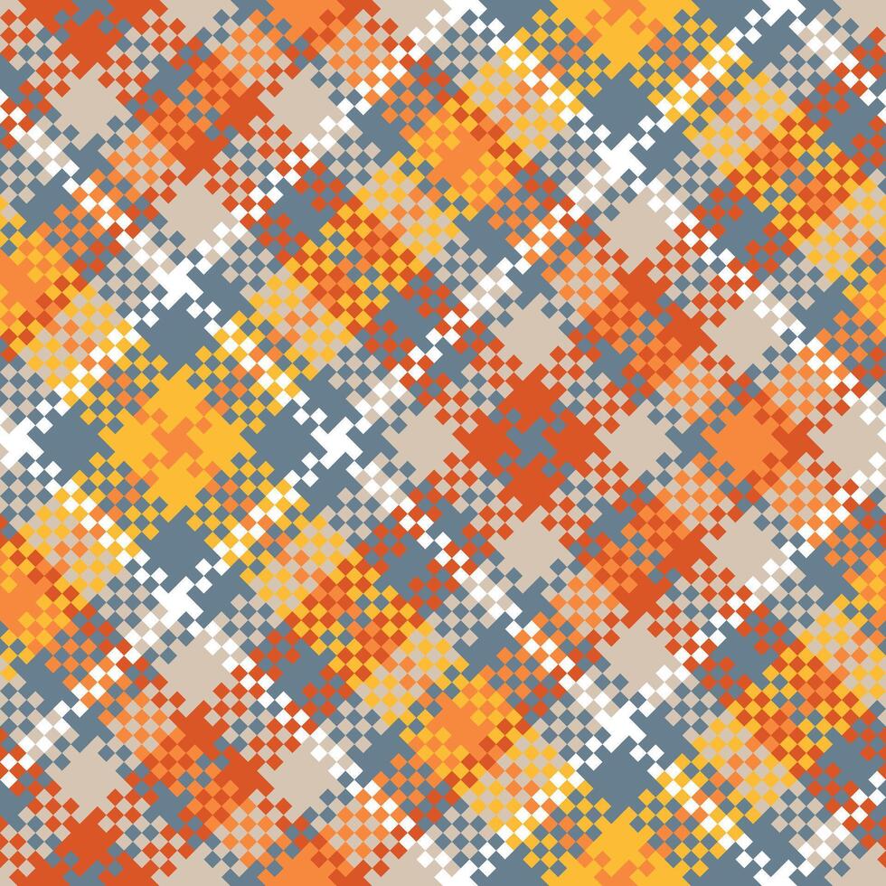 Tartan Seamless Pattern. Gingham Patterns Seamless Tartan Illustration Set for Scarf, Blanket, Other Modern Spring Summer Autumn Winter Holiday Fabric Print. vector