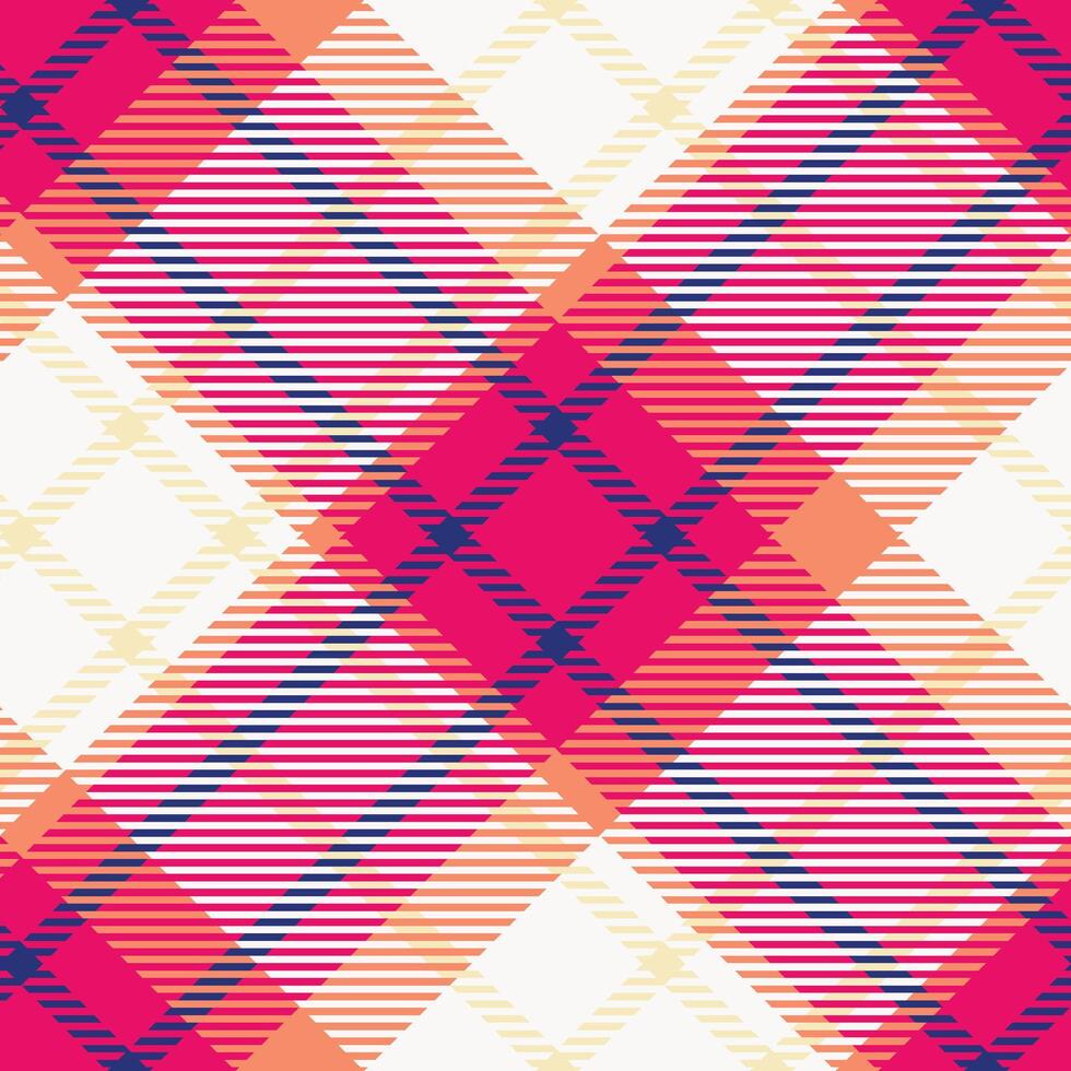 Plaid Pattern Seamless. Traditional Scottish Checkered Background. Traditional Scottish Woven Fabric. Lumberjack Shirt Flannel Textile. Pattern Tile Swatch Included. vector