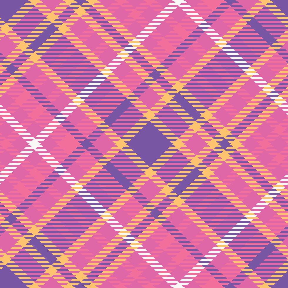 Tartan Plaid Seamless Pattern. Checker Pattern. Template for Design Ornament. Seamless Fabric Texture. vector