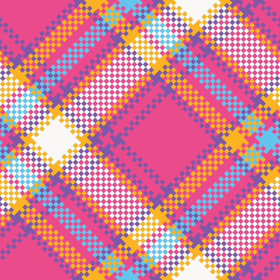 Plaids Pattern Seamless. Checker Pattern Template for Design Ornament. Seamless Fabric Texture. vector