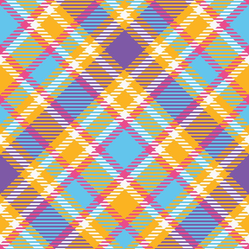 Plaids Pattern Seamless. Checker Pattern Template for Design Ornament. Seamless Fabric Texture. vector