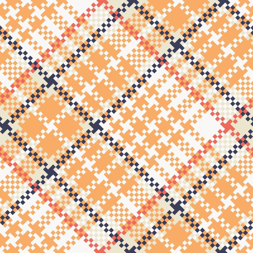 Plaid Pattern Seamless. Checkerboard Pattern Template for Design Ornament. Seamless Fabric Texture. vector