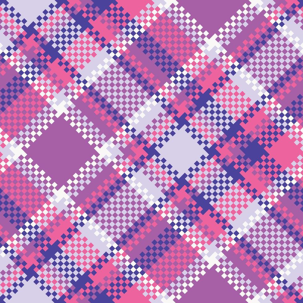 Plaid Pattern Seamless. Scottish Tartan Pattern Seamless Tartan Illustration Set for Scarf, Blanket, Other Modern Spring Summer Autumn Winter Holiday Fabric Print. vector
