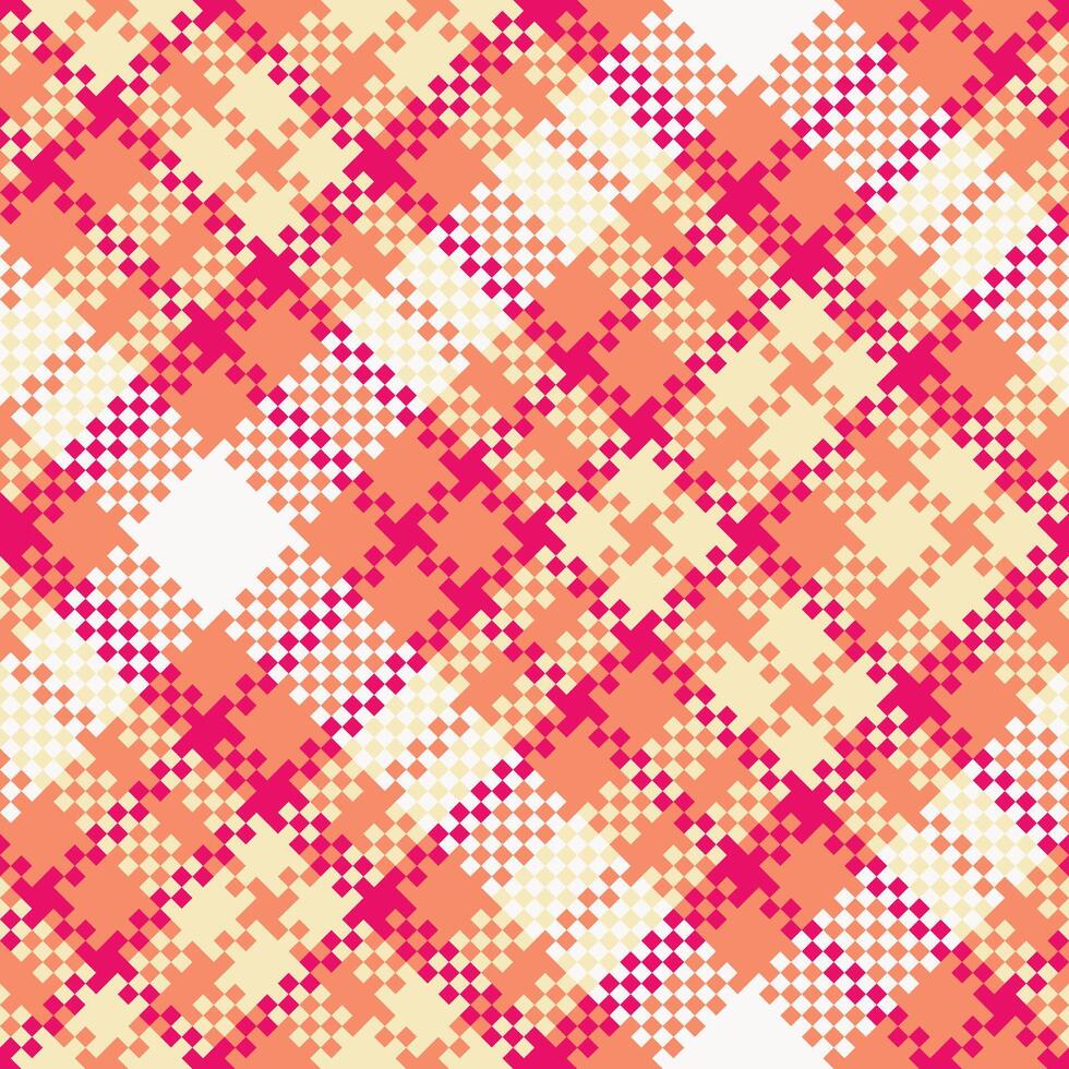 Plaid Pattern Seamless. Tartan Plaid Seamless Pattern. Seamless Tartan Illustration Set for Scarf, Blanket, Other Modern Spring Summer Autumn Winter Holiday Fabric Print. vector