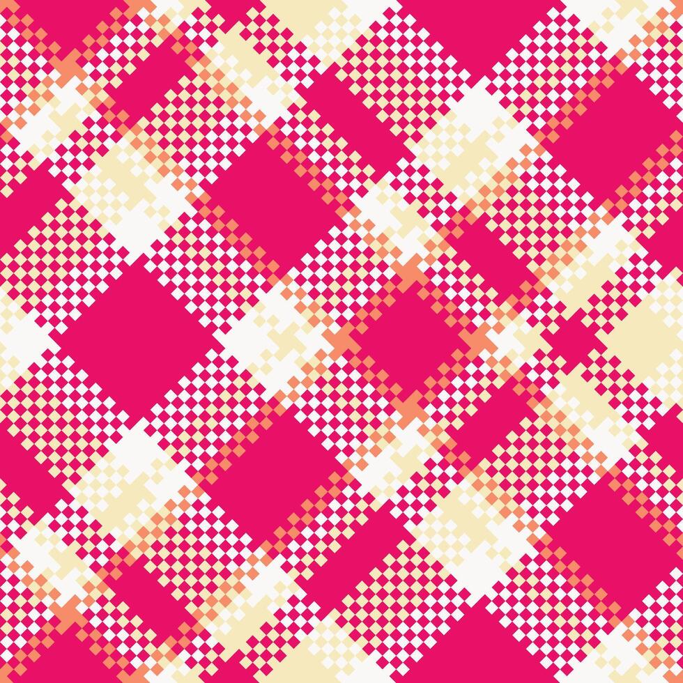 Plaid Pattern Seamless. Traditional Scottish Checkered Background. for Shirt Printing,clothes, Dresses, Tablecloths, Blankets, Bedding, Paper,quilt,fabric and Other Textile Products. vector