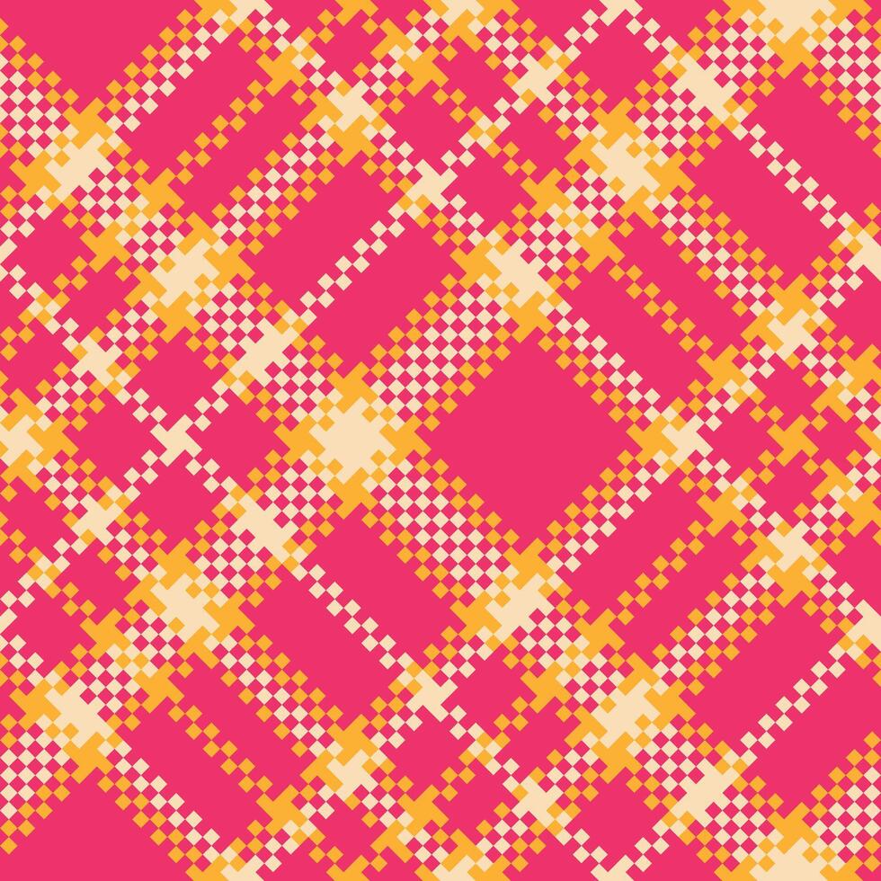 Plaid Patterns Seamless. Checker Pattern Seamless Tartan Illustration Set for Scarf, Blanket, Other Modern Spring Summer Autumn Winter Holiday Fabric Print. vector