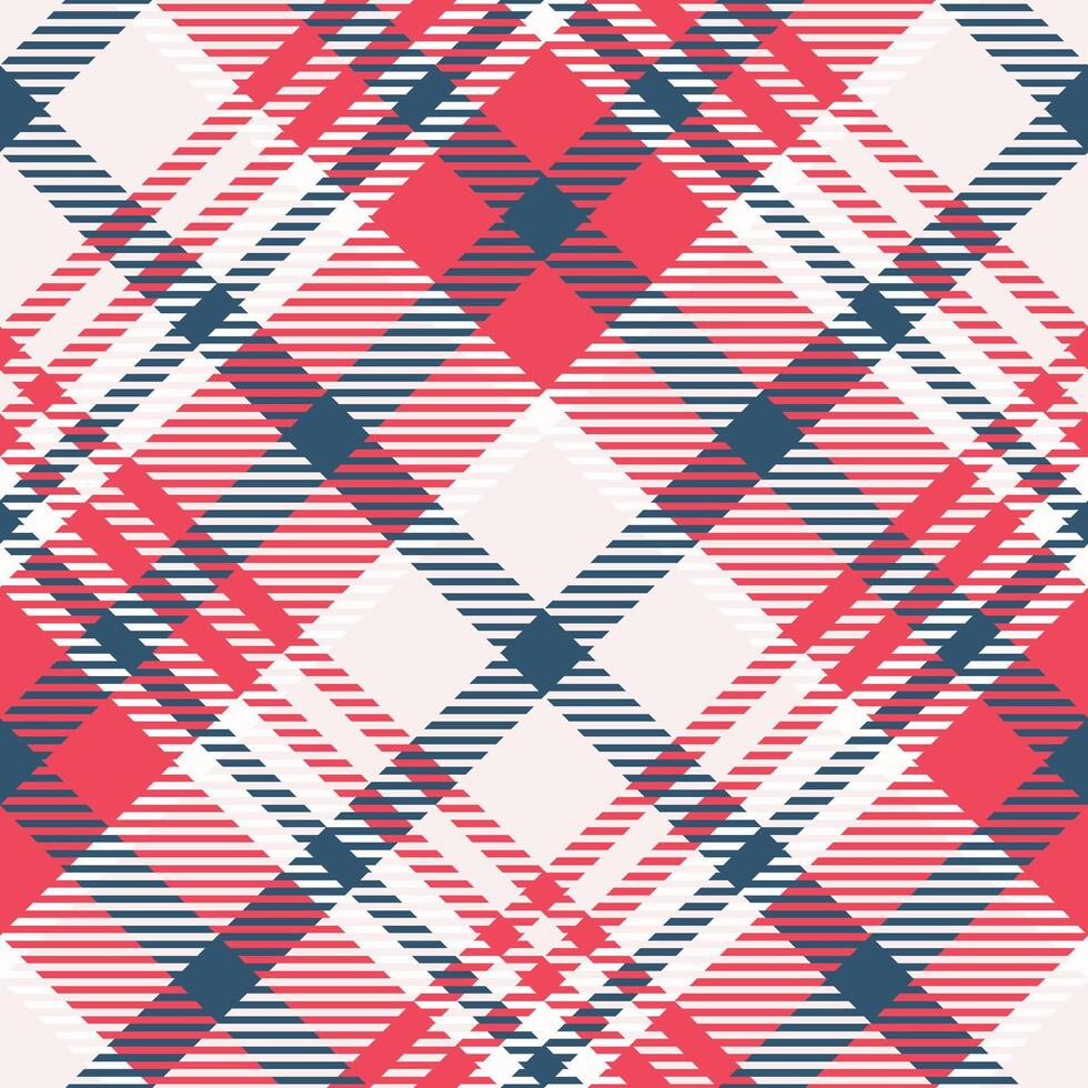 Tartan Plaid Pattern Seamless. Classic Scottish Tartan Design. Template for Design Ornament. Seamless Fabric Texture. Illustration vector