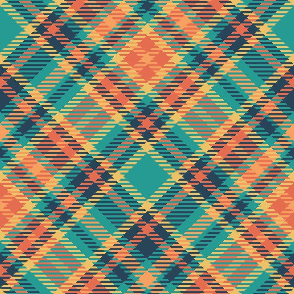 Scottish Tartan Plaid Seamless Pattern, Checkerboard Pattern. Seamless Tartan Illustration Set for Scarf, Blanket, Other Modern Spring Summer Autumn Winter Holiday Fabric Print. vector