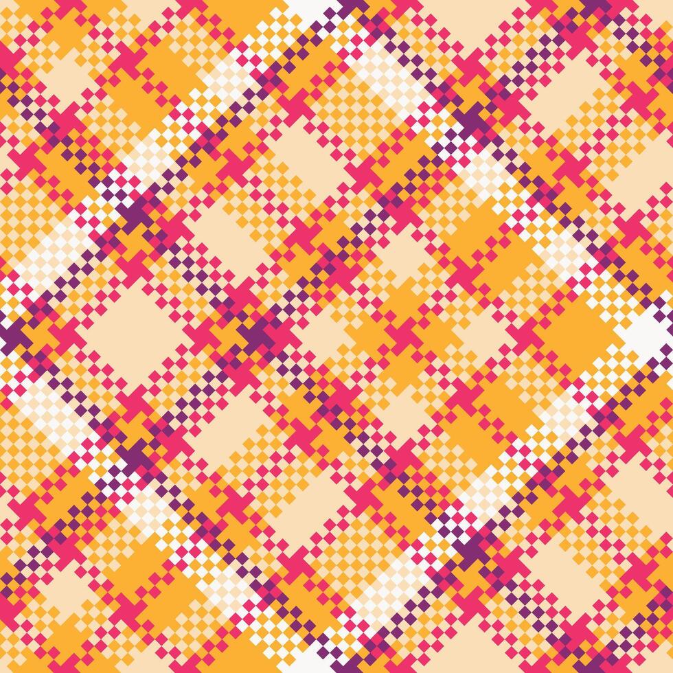 Plaid Patterns Seamless. Checkerboard Pattern Seamless Tartan Illustration Set for Scarf, Blanket, Other Modern Spring Summer Autumn Winter Holiday Fabric Print. vector