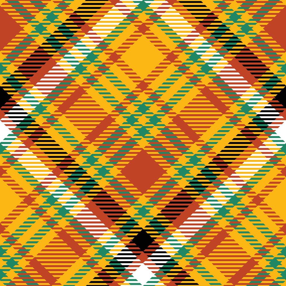 Scottish Tartan Plaid Seamless Pattern, Classic Scottish Tartan Design. Seamless Tartan Illustration Set for Scarf, Blanket, Other Modern Spring Summer Autumn Winter Holiday Fabric Print. vector