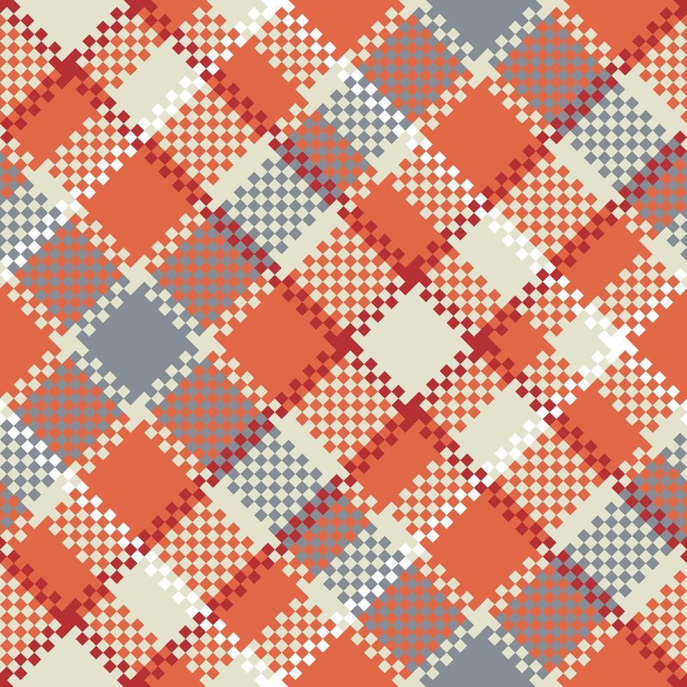 Tartan Pattern Seamless. Pastel Gingham Patterns Seamless Tartan Illustration Set for Scarf, Blanket, Other Modern Spring Summer Autumn Winter Holiday Fabric Print. vector