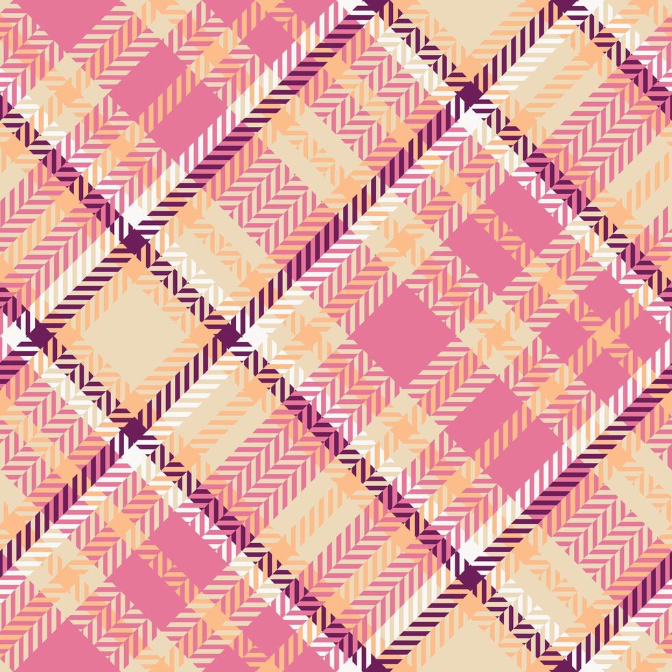 Plaid Patterns Seamless. Tartan Plaid Seamless Pattern. Template for Design Ornament. Seamless Fabric Texture. vector